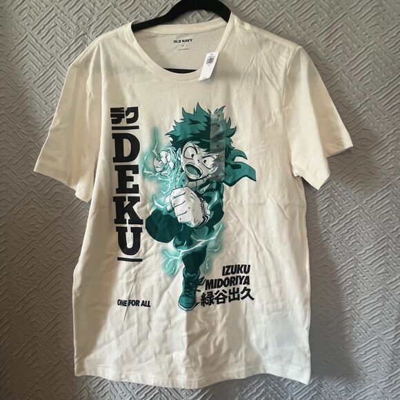 My Hero Academy Deku Manga T-Shirt Short Sleeve Men's Medium - Picture 1 of 7